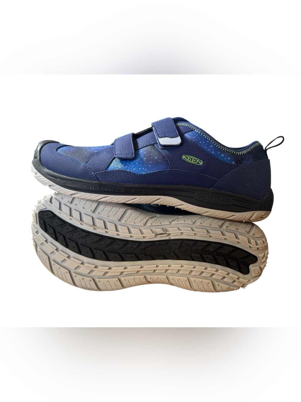 Keen Speed Hound Hook & Loop Slip On Shoes Sneakers Blue Kids Size 7